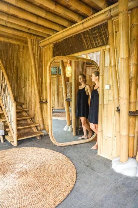 Vila Eco Bamboo Island Bali - Bamboo House #4 Selat Exteriér fotografie