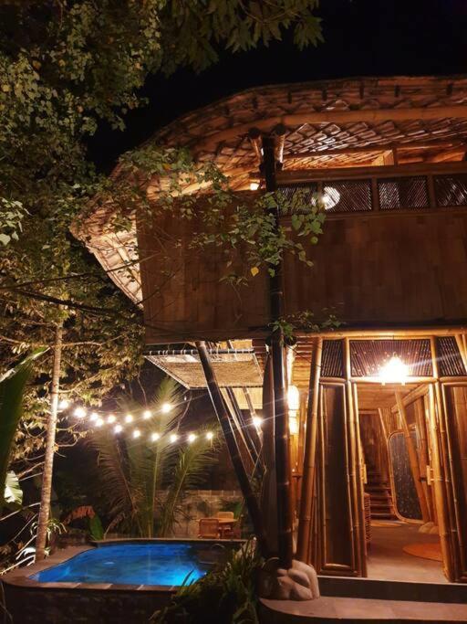 Vila Eco Bamboo Island Bali - Bamboo House #4 Selat Exteriér fotografie