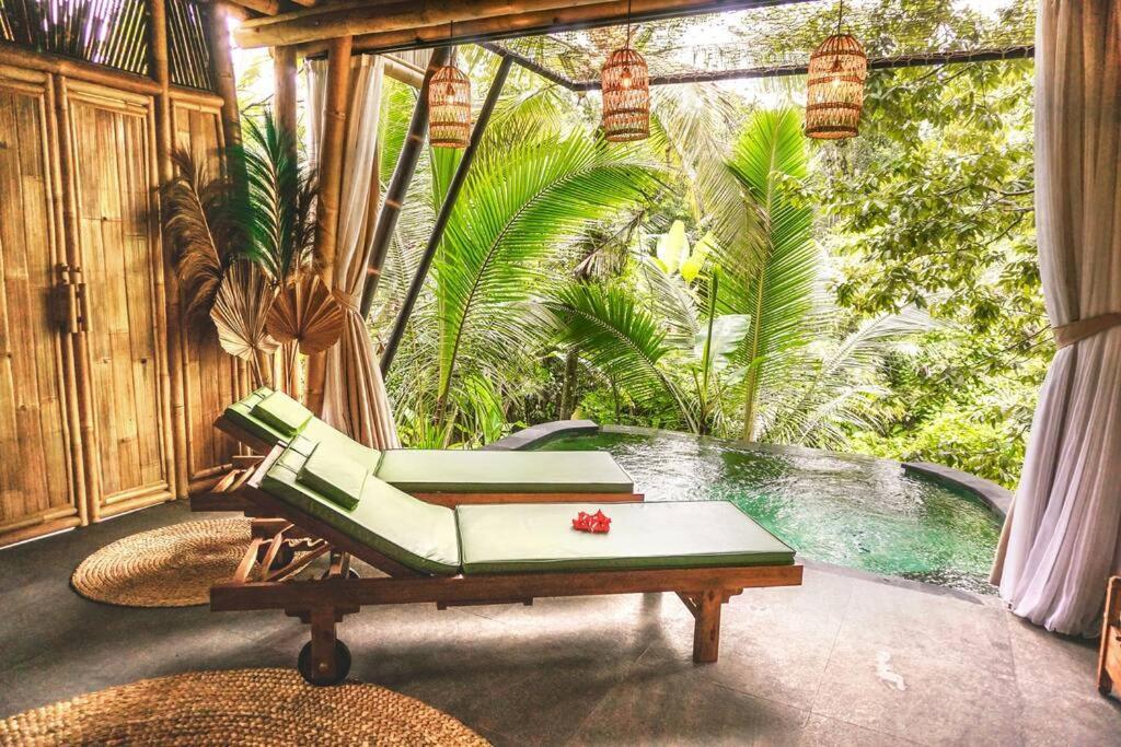 Vila Eco Bamboo Island Bali - Bamboo House #4 Selat Exteriér fotografie