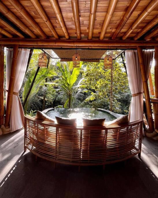 Vila Eco Bamboo Island Bali - Bamboo House #4 Selat Exteriér fotografie
