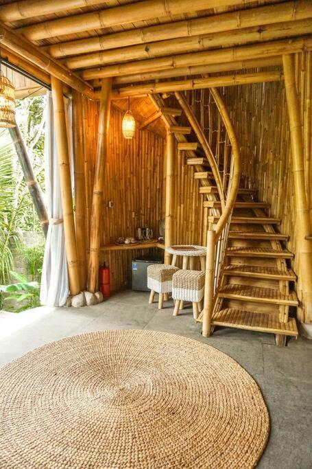 Vila Eco Bamboo Island Bali - Bamboo House #4 Selat Exteriér fotografie