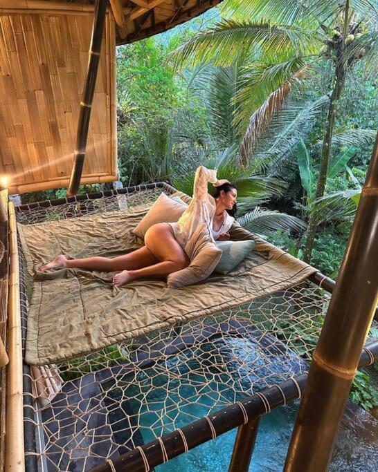 Vila Eco Bamboo Island Bali - Bamboo House #4 Selat Exteriér fotografie