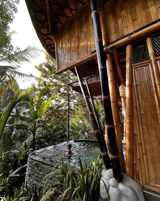 Vila Eco Bamboo Island Bali - Bamboo House #4 Selat Exteriér fotografie