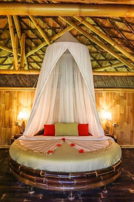 Vila Eco Bamboo Island Bali - Bamboo House #4 Selat Exteriér fotografie