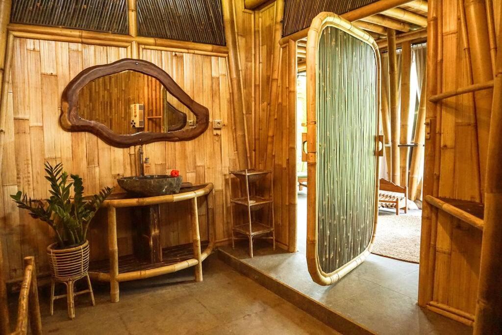 Vila Eco Bamboo Island Bali - Bamboo House #4 Selat Exteriér fotografie