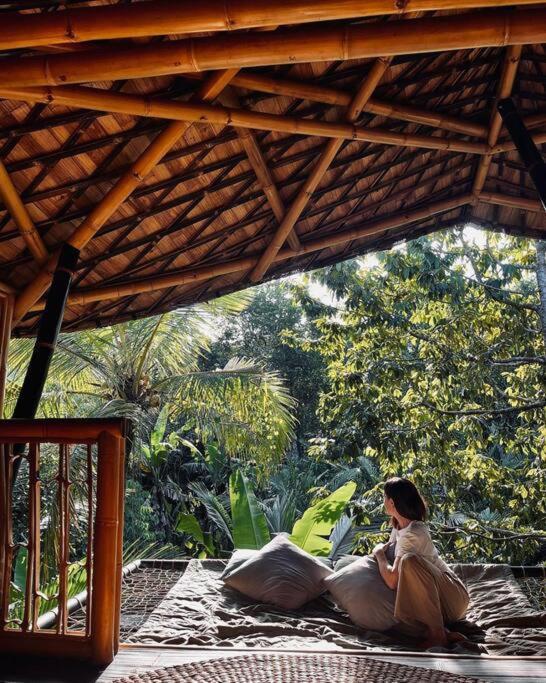 Vila Eco Bamboo Island Bali - Bamboo House #4 Selat Exteriér fotografie