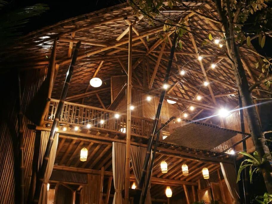 Vila Eco Bamboo Island Bali - Bamboo House #4 Selat Exteriér fotografie